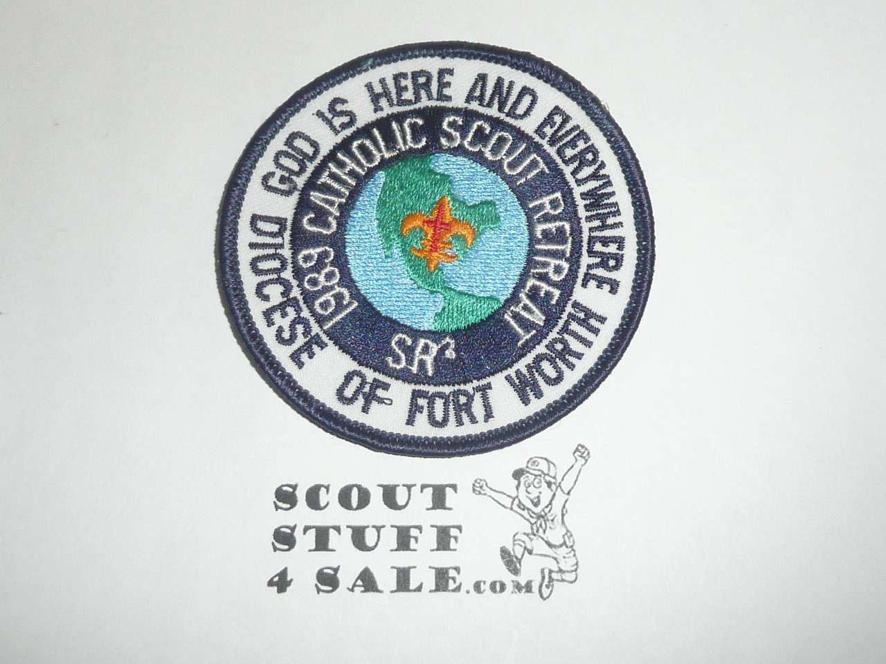 1989 Archdiocese of Fort Worth Catholic Scout Retreat Patch