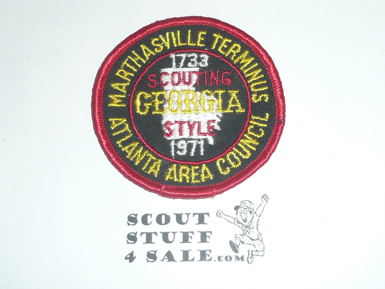 Atlanta Area Council Patch (CP), 1971 Scouting Georgia Style