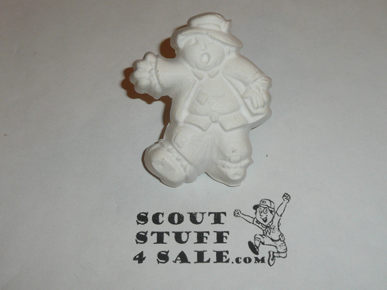 Hobo Plaster Neckerchief Slide, unpainted, Great for Cub or Boy Scout Project