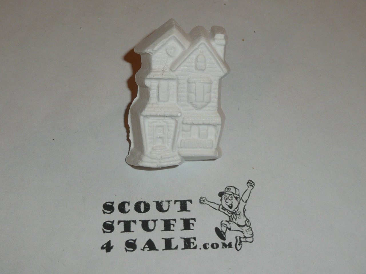 House Neckerchief Slide, unpainted, Great for Cub or Boy Scout Project