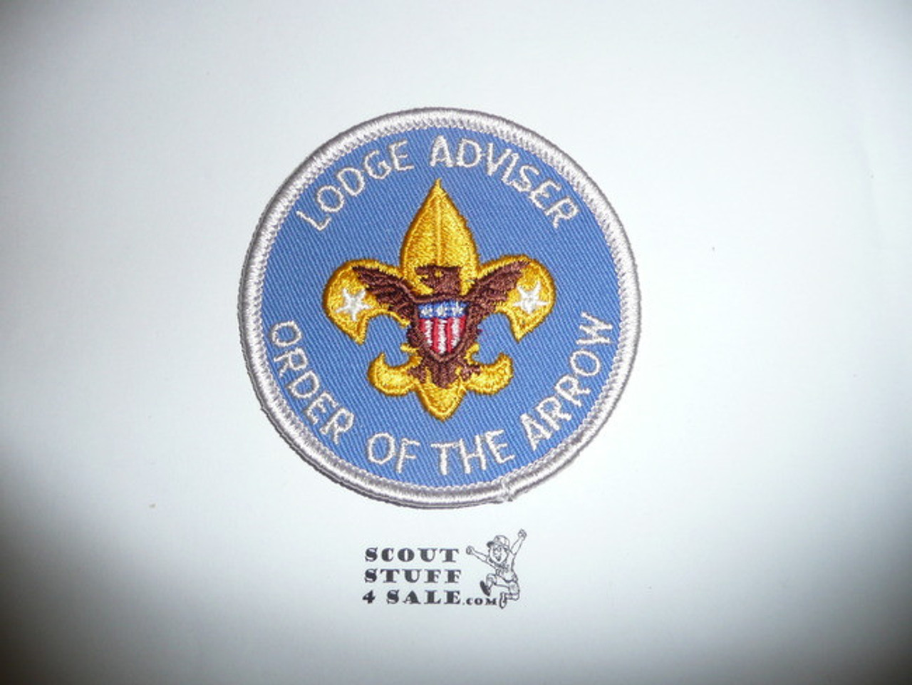 Lodge Adviser Order of the Arrow Patch (OAL1), 1973-?, lite use