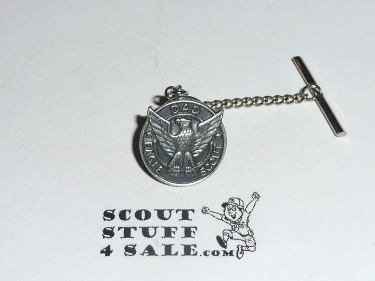 Eagle Scout Dad Tie Tack, Stange Hallmark, post missing from back