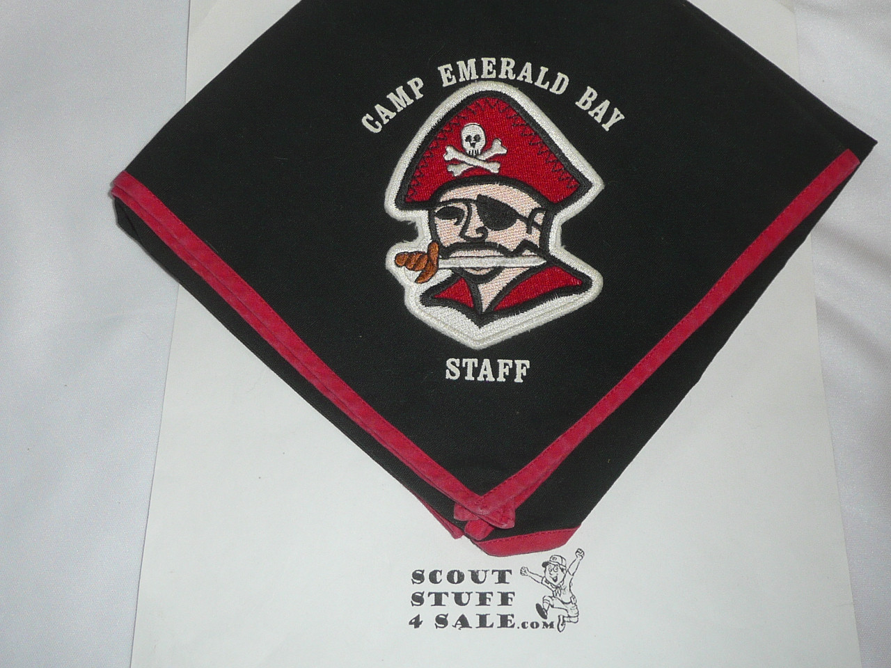 1996 Camp Emerald Bay STAFF Neckerchief, lite use