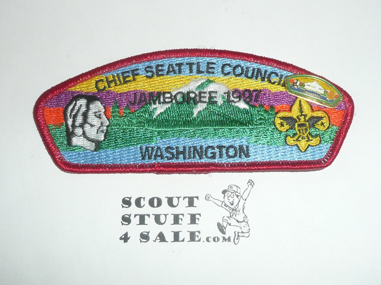 1997 National Jamboree JSP - Chief Seattle Council with contingent pin