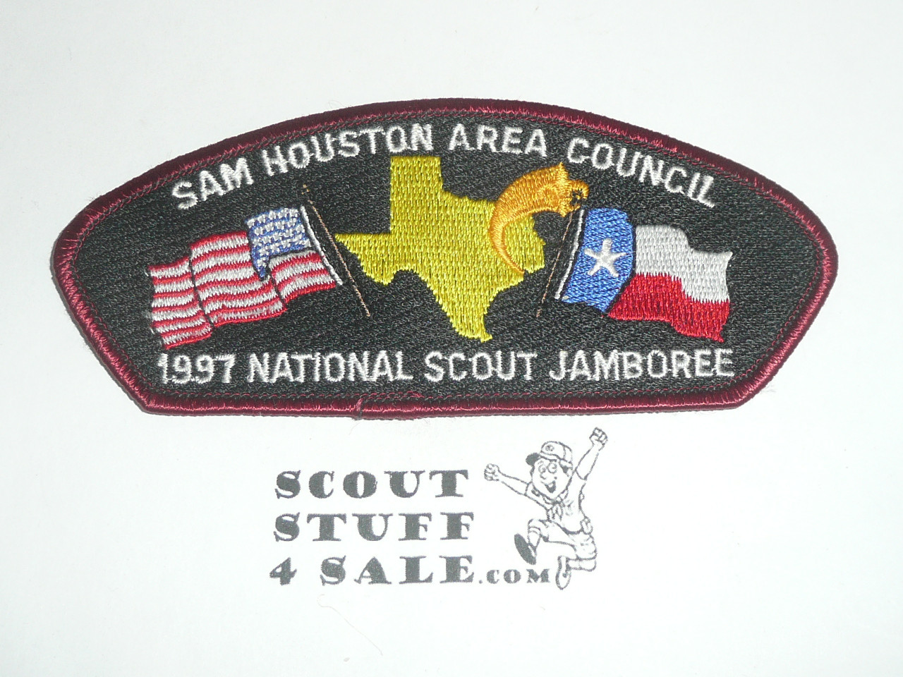 1997 National Jamboree JSP - Sam Houston Area Council, maroon bdr