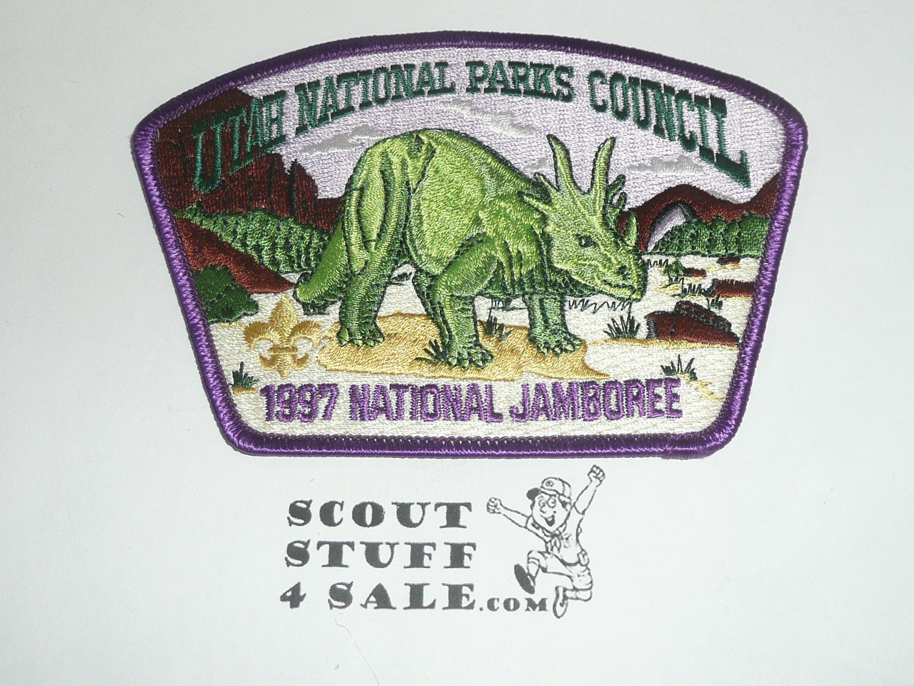 1997 National Jamboree JSP -Utah National Parks Council, purple bdr