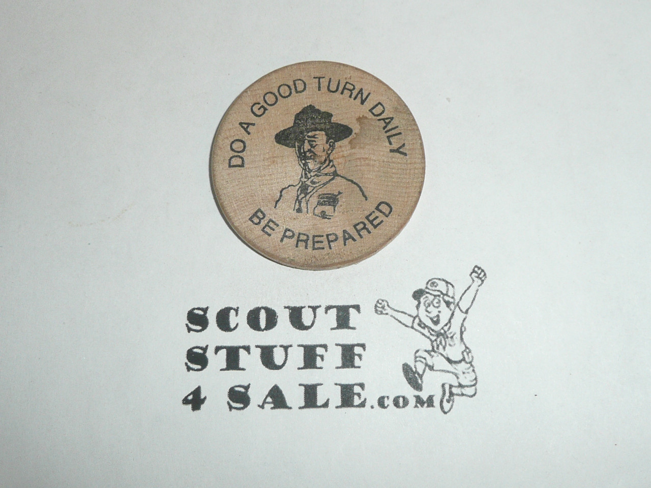 Troop 1390 25th Anniversary Boy Scout Wooden Nickel
