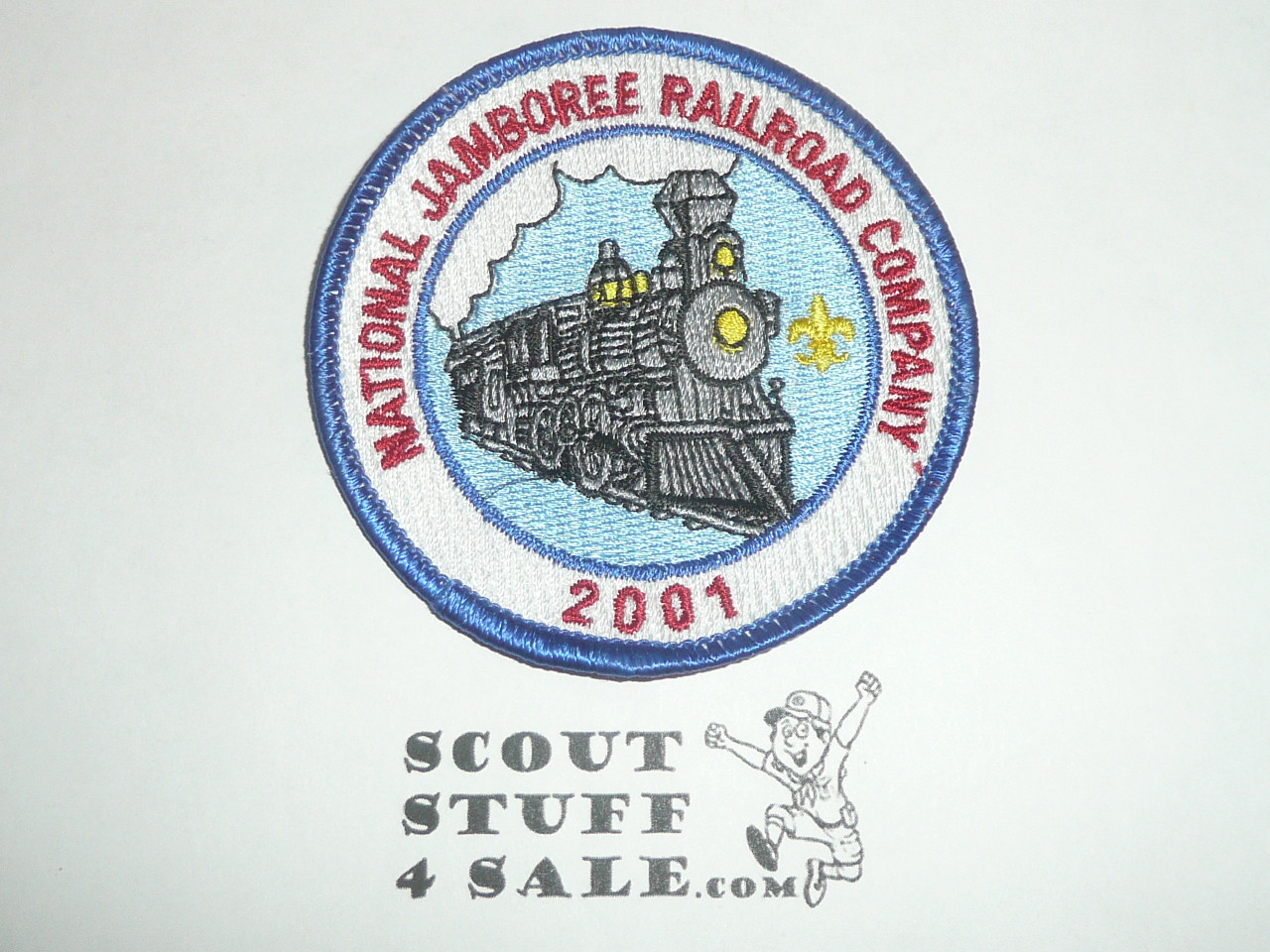 2001 National Jamboree Railroad Company Patch