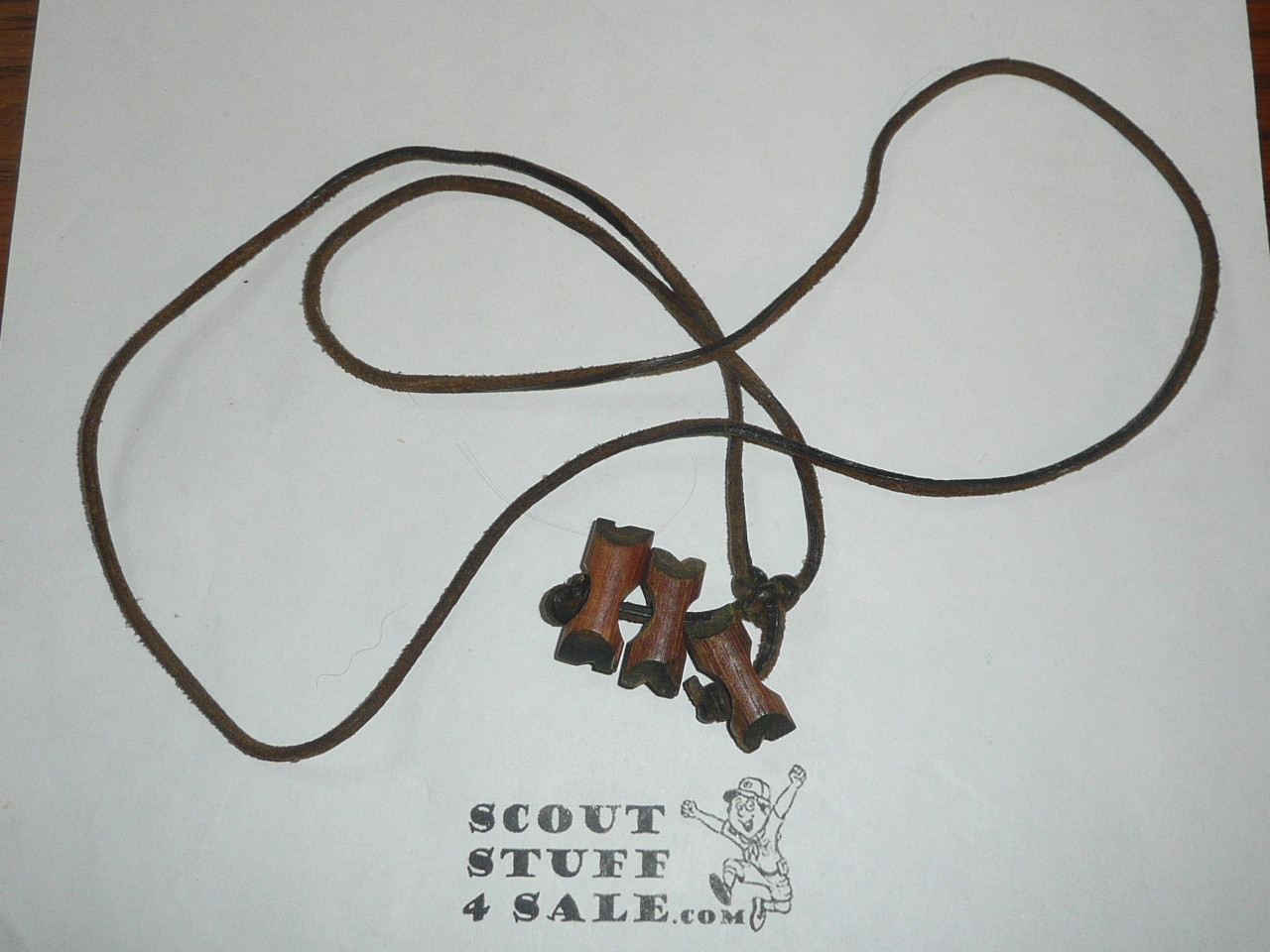Wood Badge Beads, 3 Beads for Staff