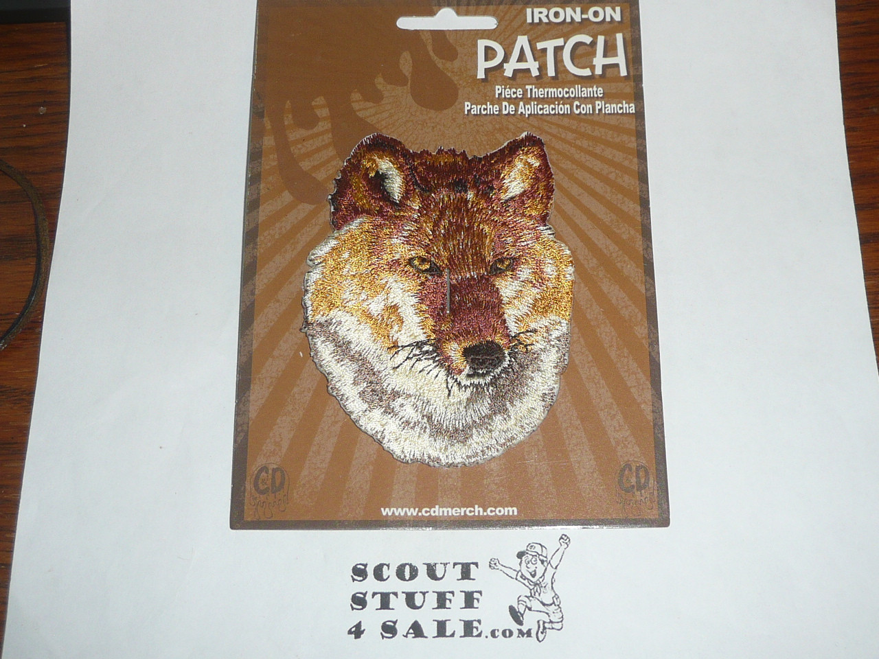 Wood Badge Fox Patrol Iron on Patch