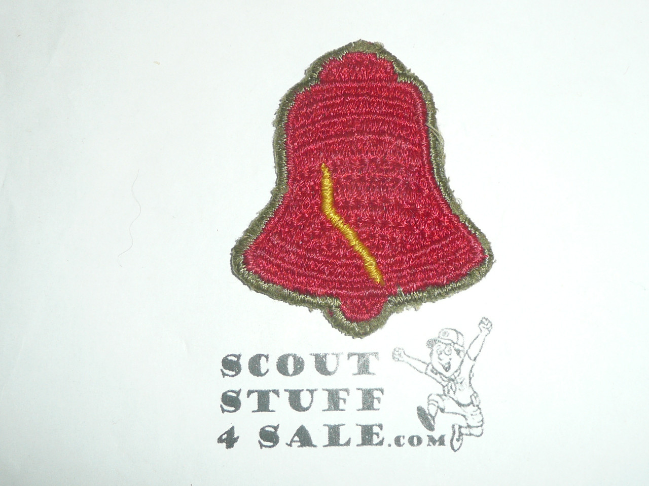 Philadelphia Council Liberty Bell Taining Patch, Red