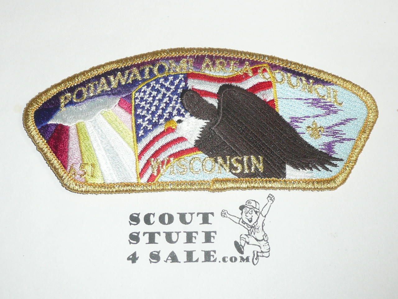 Potawatomi Area Council sa47 ONLY ONE MADE CSP, Given to the Scout Executive by the manufacturer, # with Council Number, Letter of Authenticity