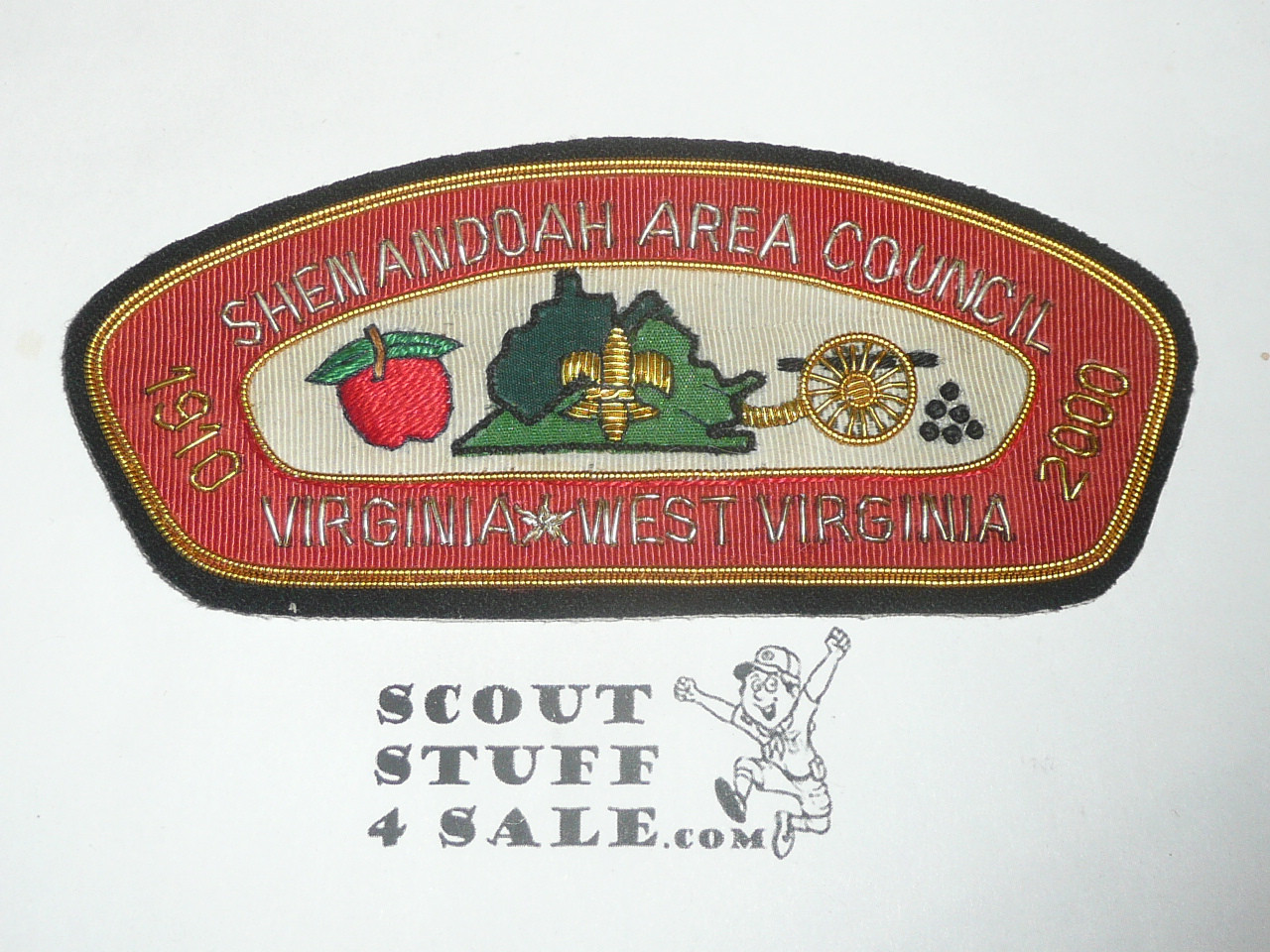 Shenandoah Area Council ba30 Bullion CSP - Scout