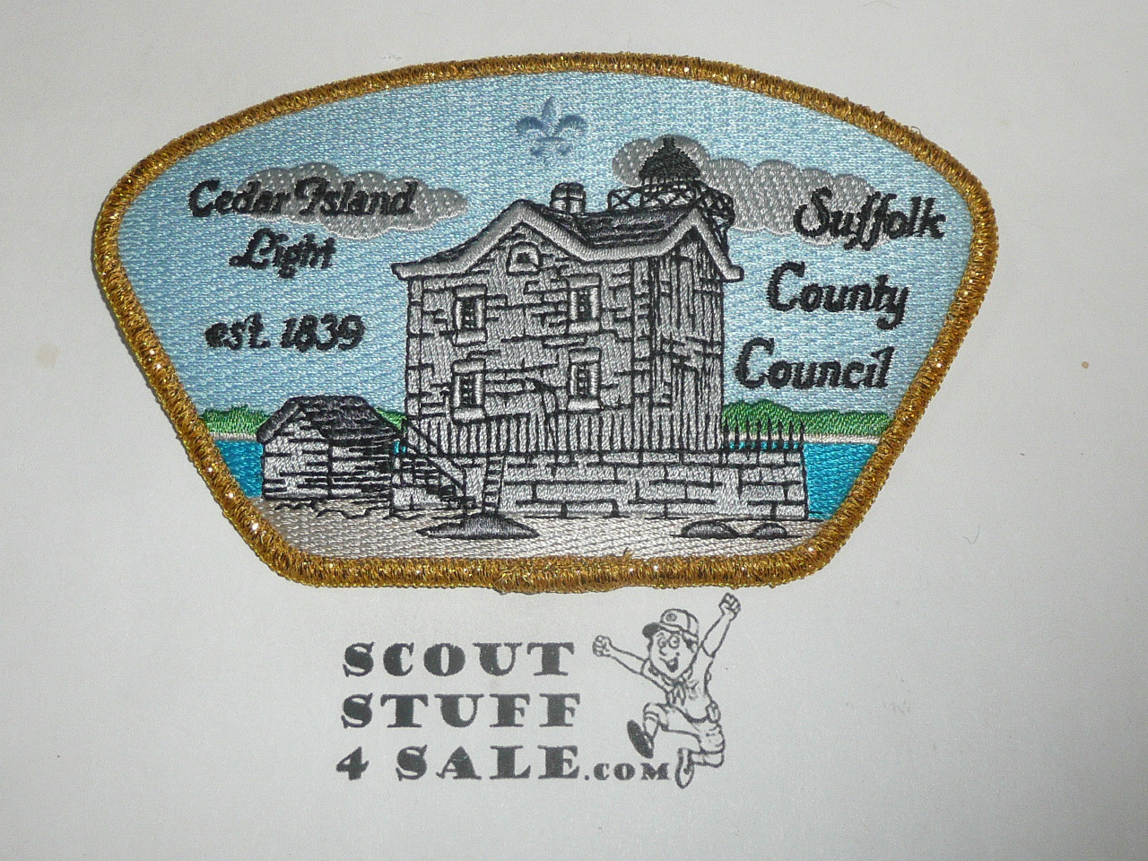 Suffolk County Council sa28 CSP, Cedar Island Lighthouse - Scout