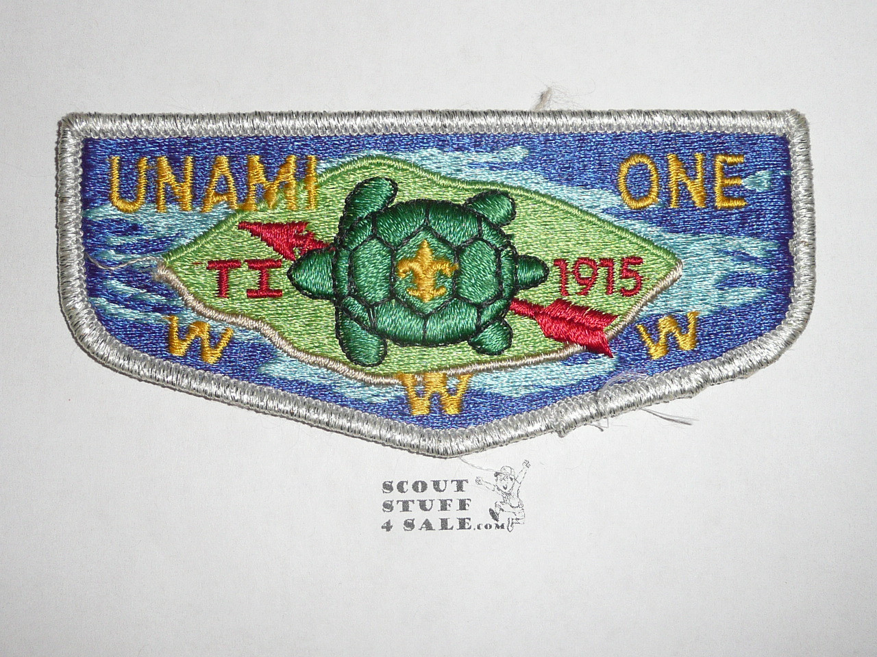 Order of the Arrow Lodge #1 Unami s7 Flap Patch
