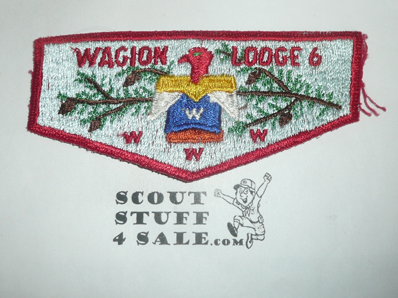 Order of the Arrow Lodge #6 Wagion s1 Flap Patch