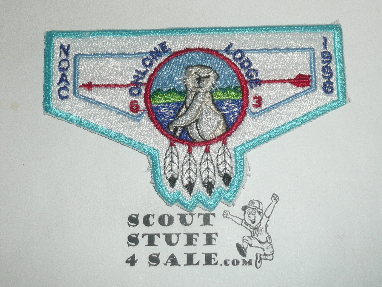 Order of the Arrow Lodge #63 Ohlone s4 1996 NOAC Flap Patch
