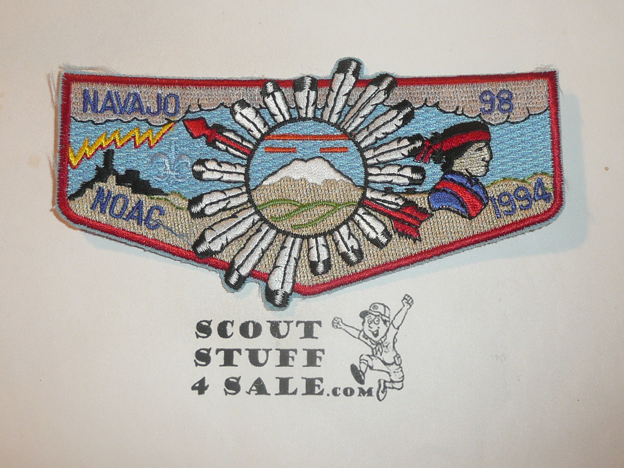 Order of the Arrow Lodge #98 Navajo s31 1994 NOAC Flap Patch