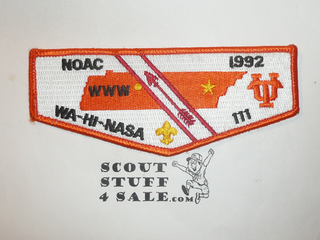 Order of the Arrow Lodge #111 Wa-Hi-Nasa s30 1992 NOAC Flap Patch - Boy Scout