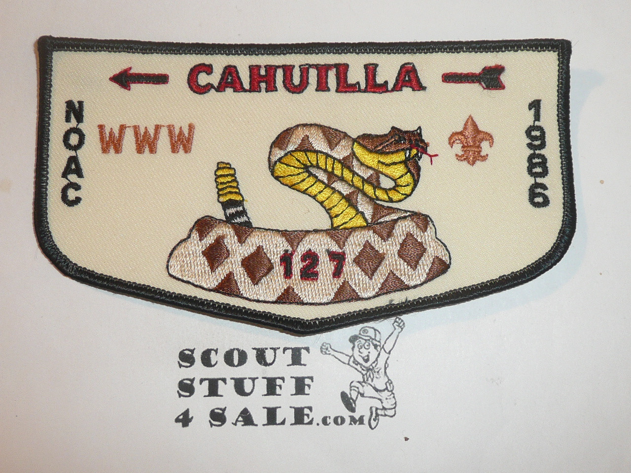 Order of the Arrow Lodge #127 Cahuilla f1 1986 NOAC Flap Patch