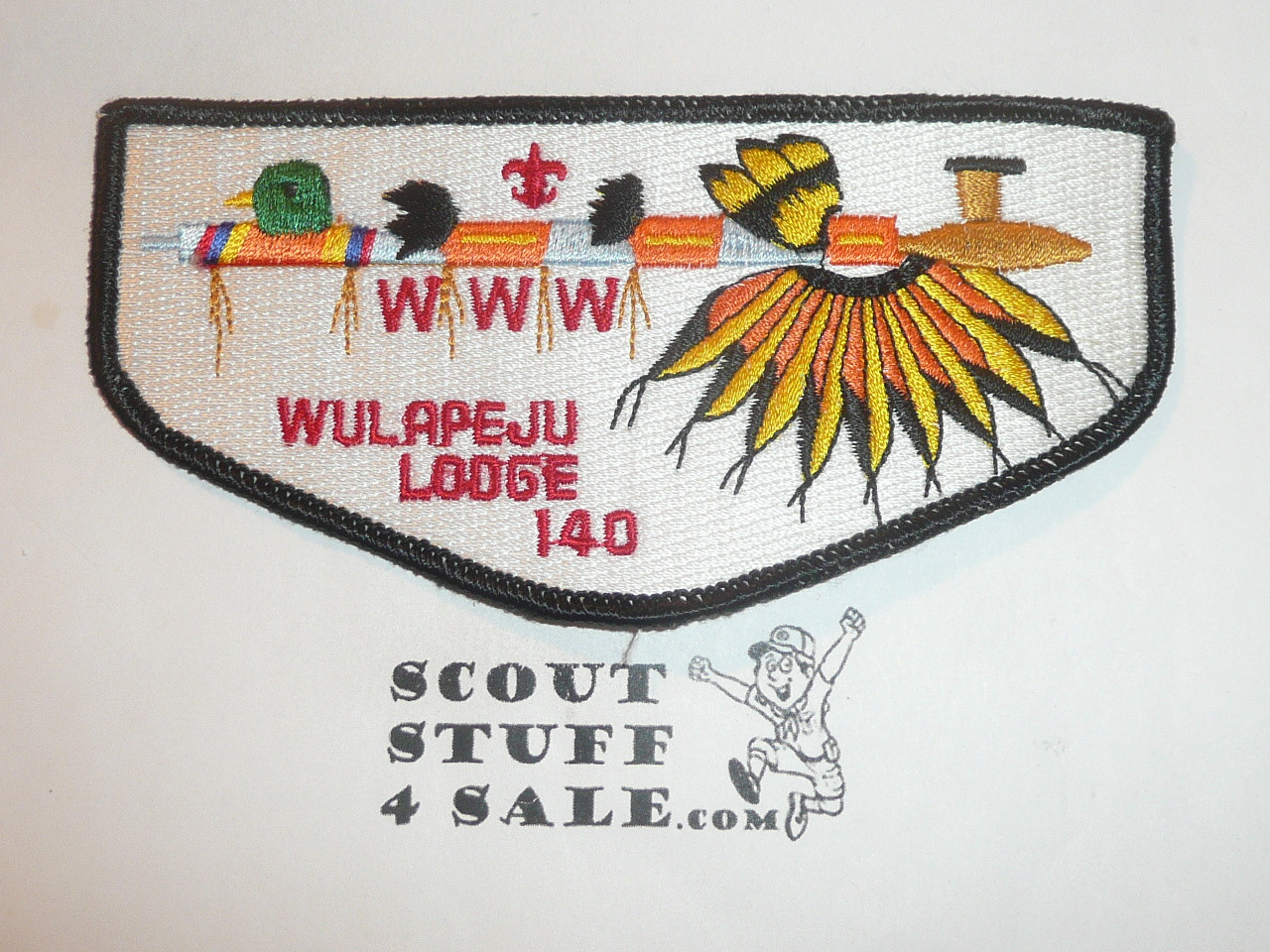 Order of the Arrow Lodge #140 Wulapeju s7 Flap Patch