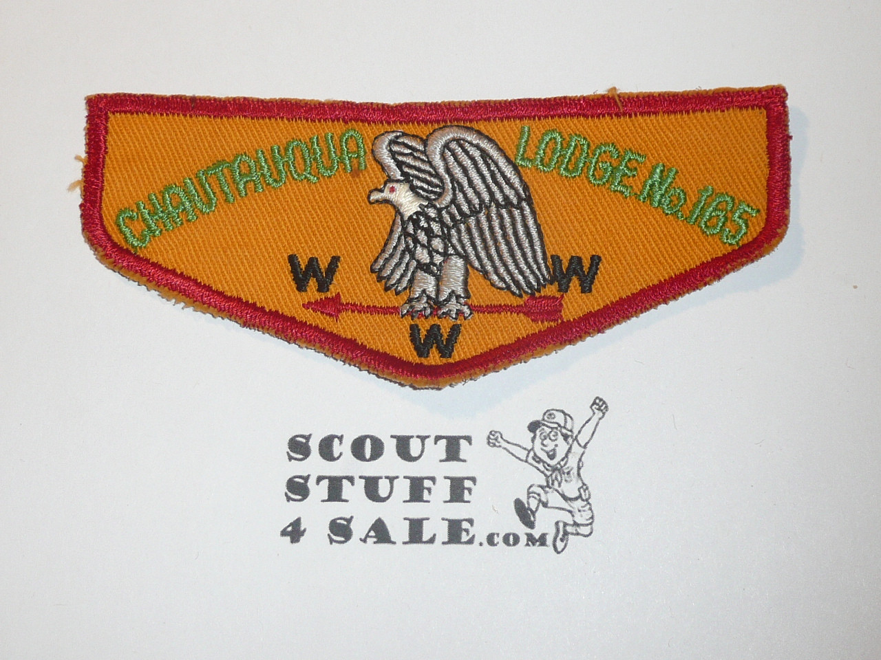 Order of the Arrow Lodge #165 Chautauqua f1a First Flap Patch