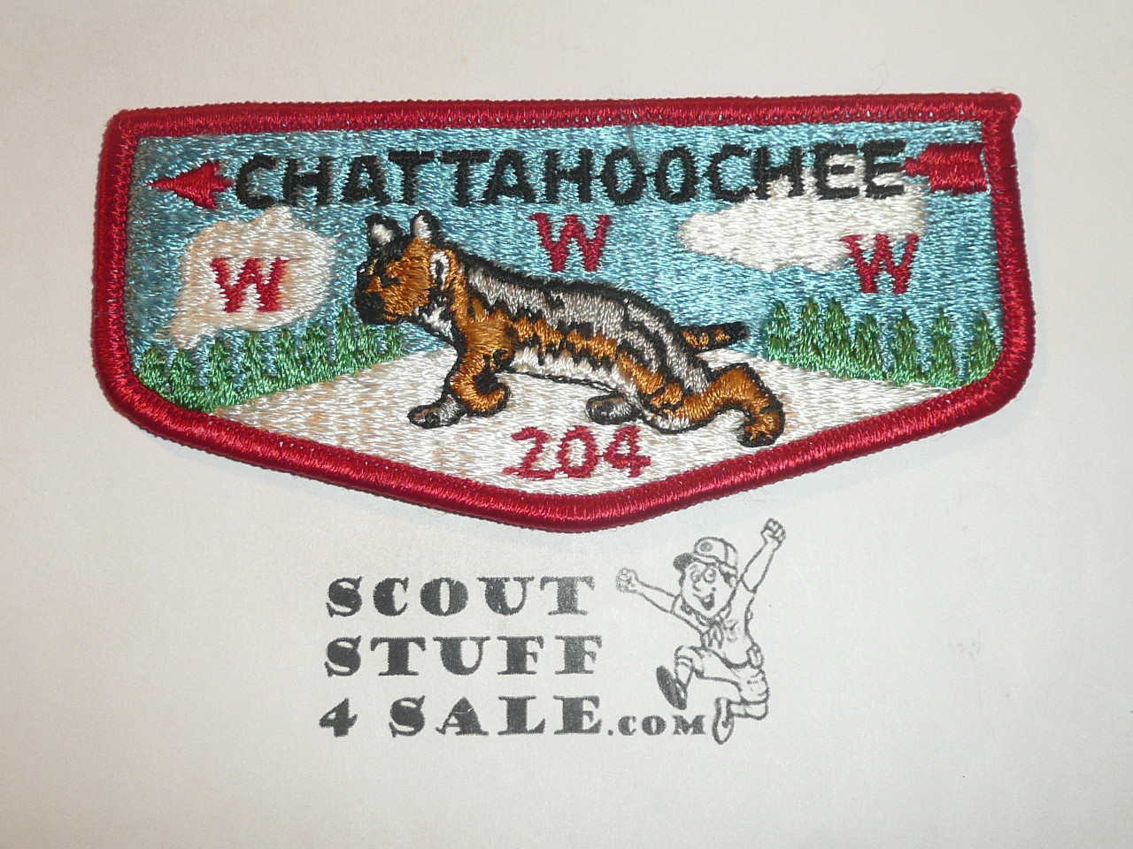 Order of the Arrow Lodge #204 Chattahoochee s5 Flap Patch