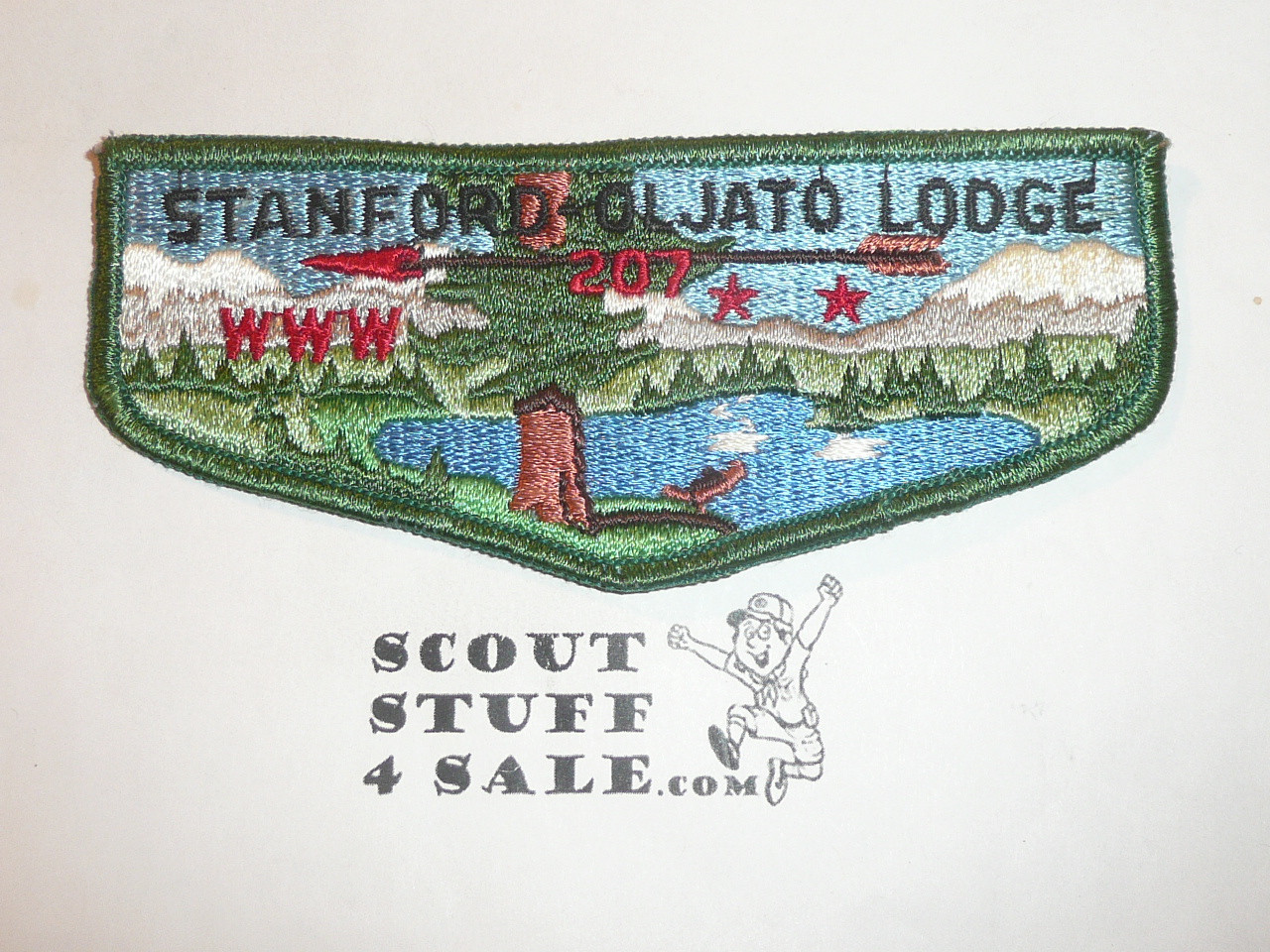 Order of the Arrow Lodge #207 Stanford-Oljato s2 Flap Patch