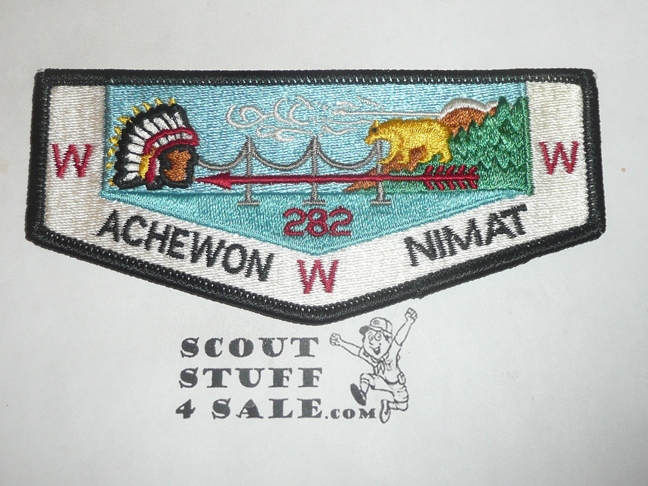 Order of the Arrow Lodge #282 Achewon Nimat s18 Flap Patch