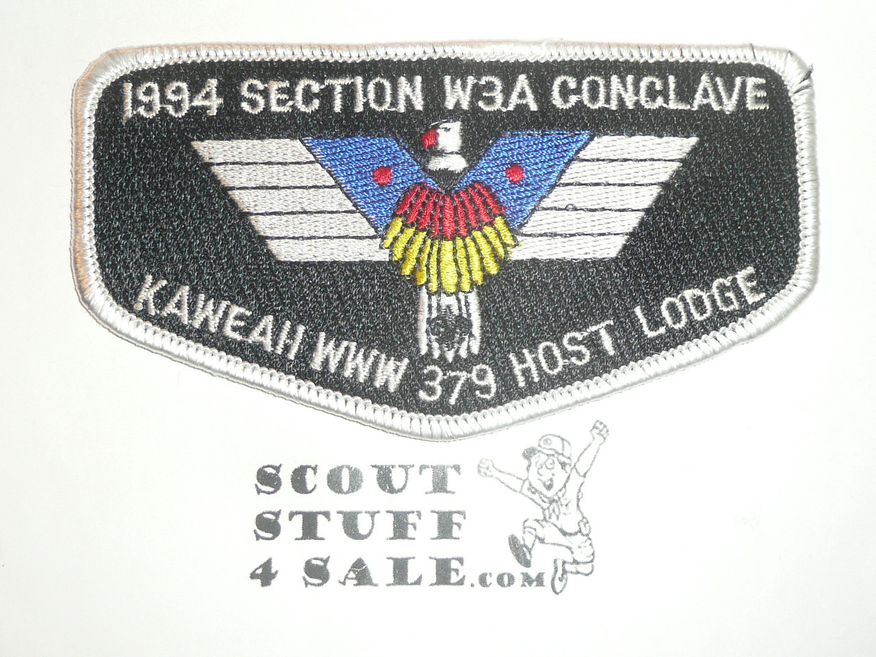 Order of the Arrow Lodge #379 Kaweah s23 1994 W3A Host Flap Patch