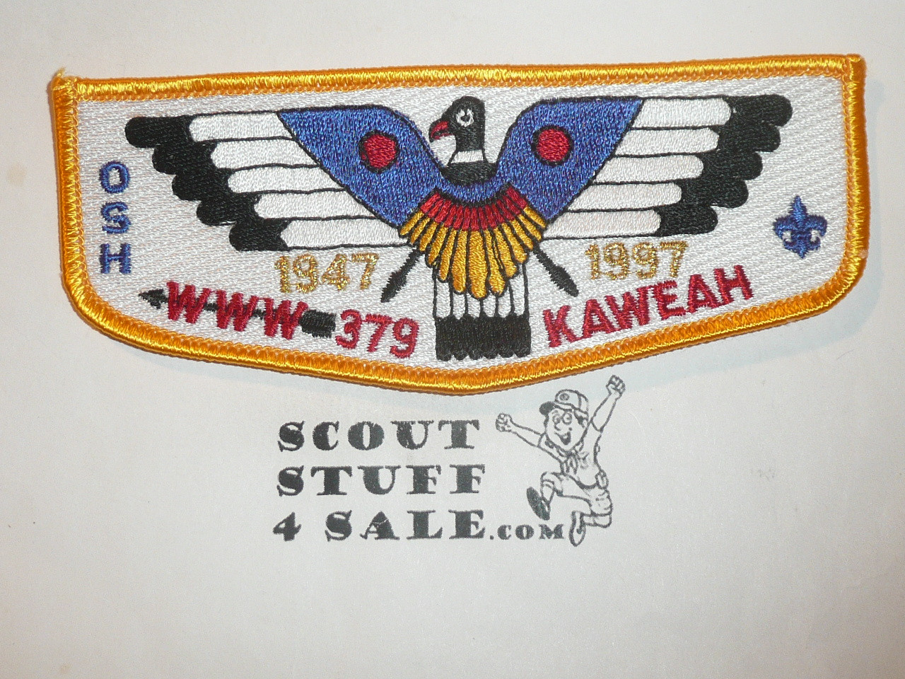 Order of the Arrow Lodge #379 Kaweah s28 50th Anniversary Flap Patch