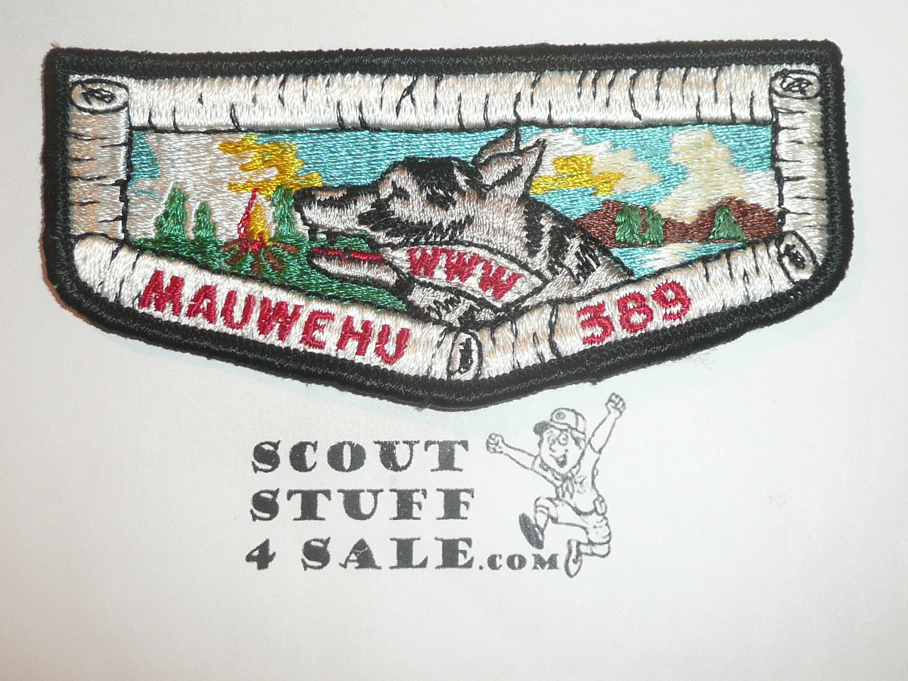 Order of the Arrow Lodge #389 Mauwehu s1 Flap Patch