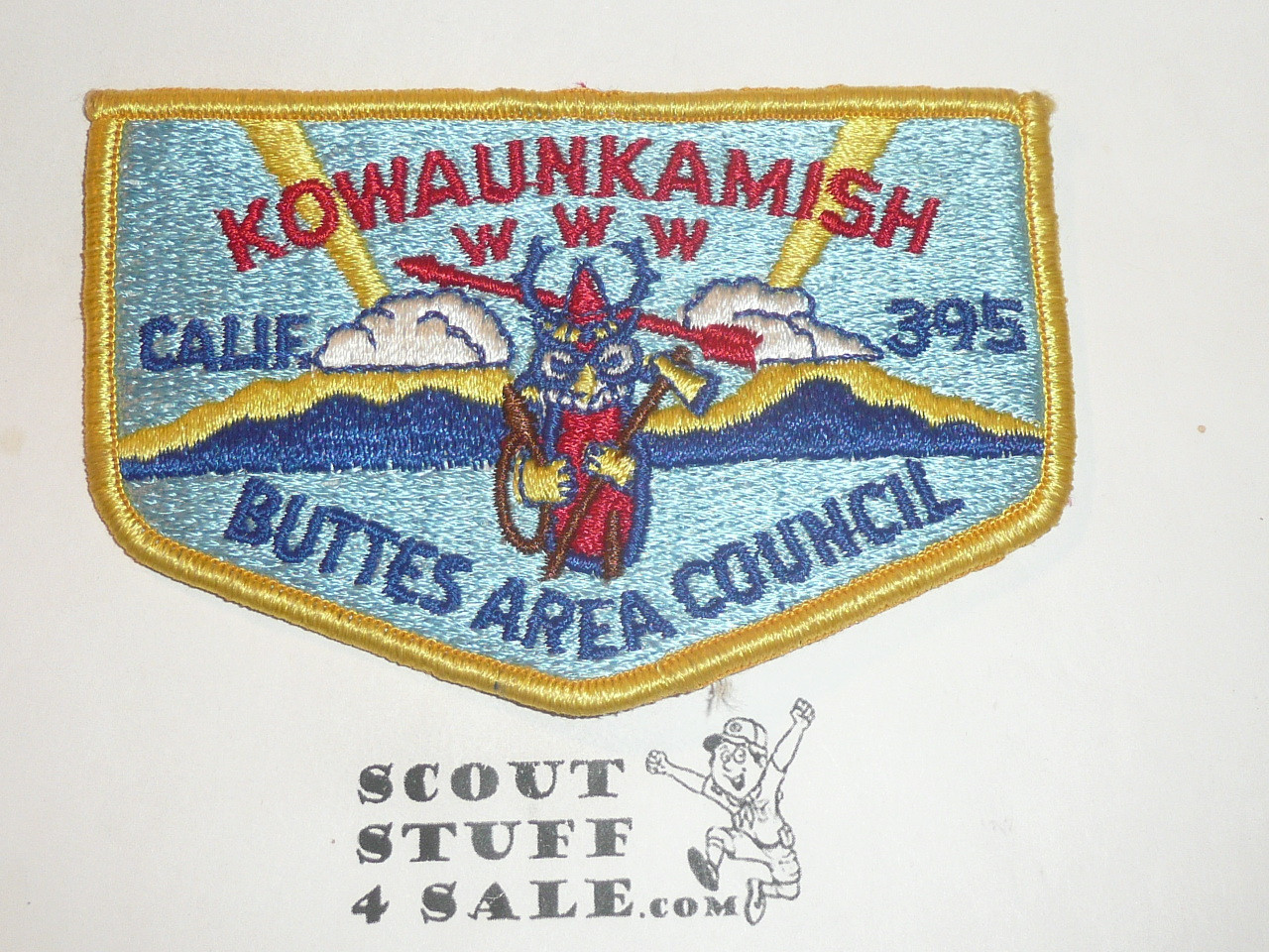 Order of the Arrow Lodge #395 Kowaunkamish s5 Brotherhood Flap Patch