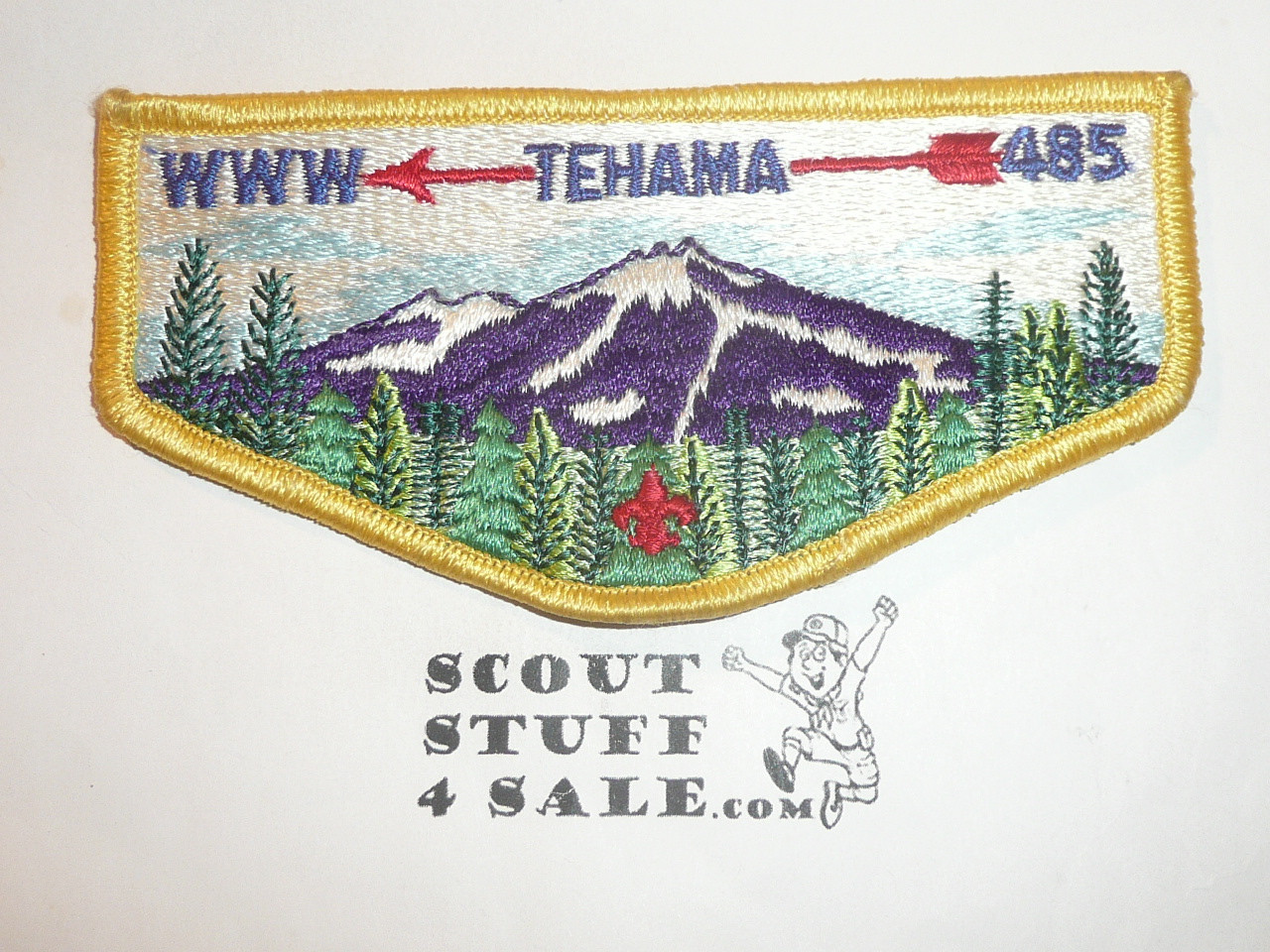 Order of the Arrow Lodge #485 Tehama s2 Flap Patch