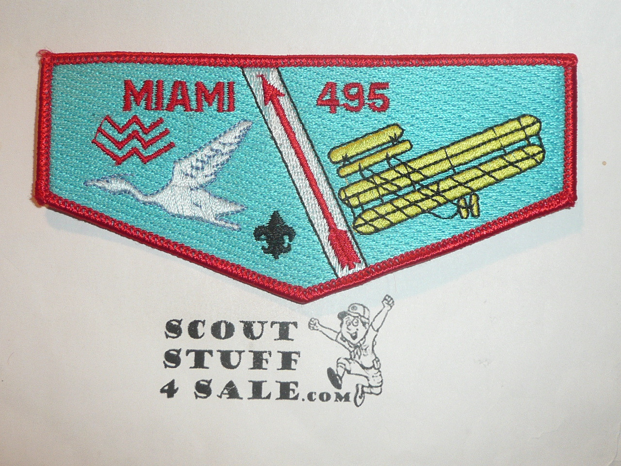 Order of the Arrow Lodge #495 Miami s8 Flap Patch