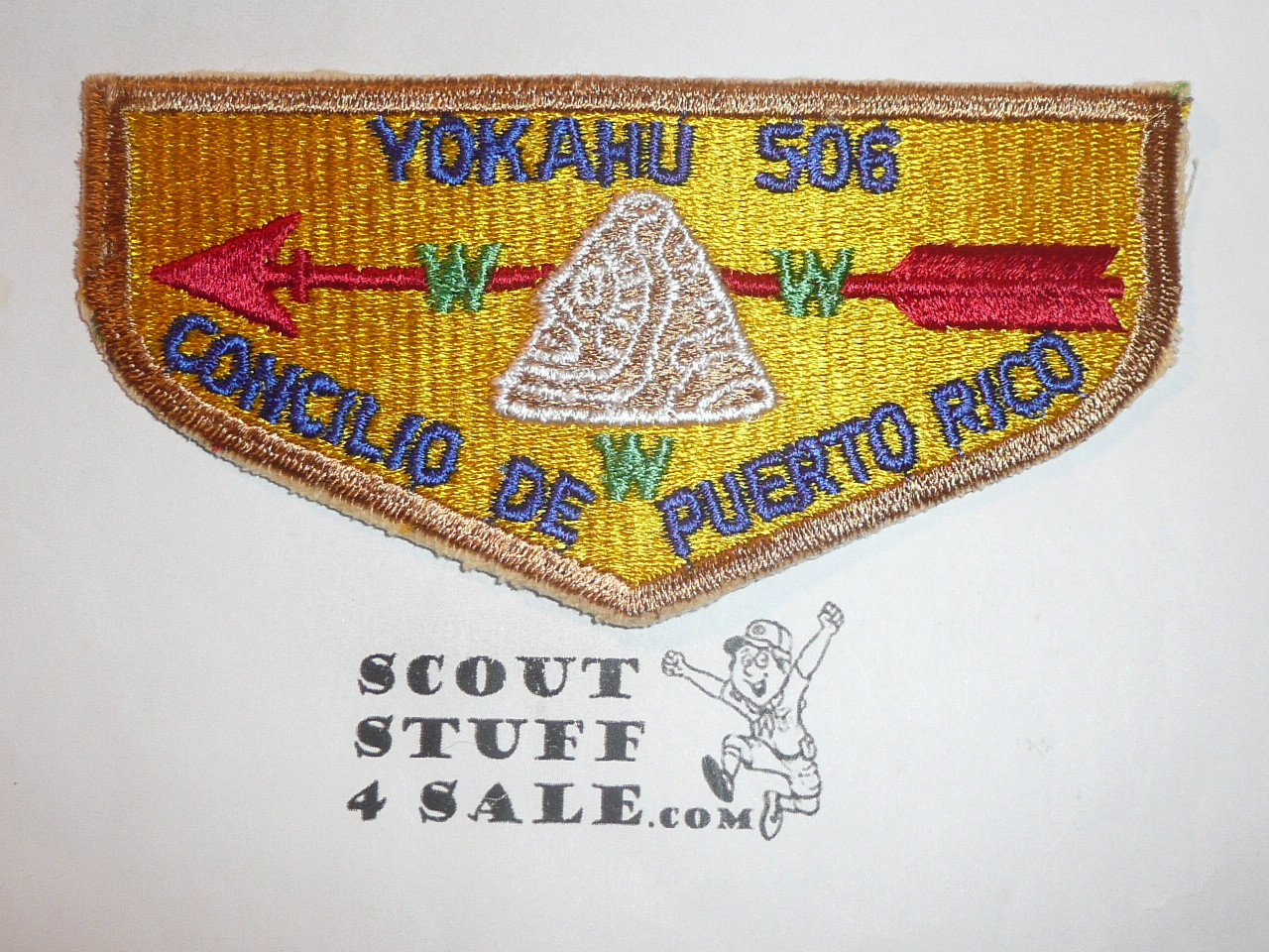 Order of the Arrow Lodge #506 Yokahu s2 Flap Patch