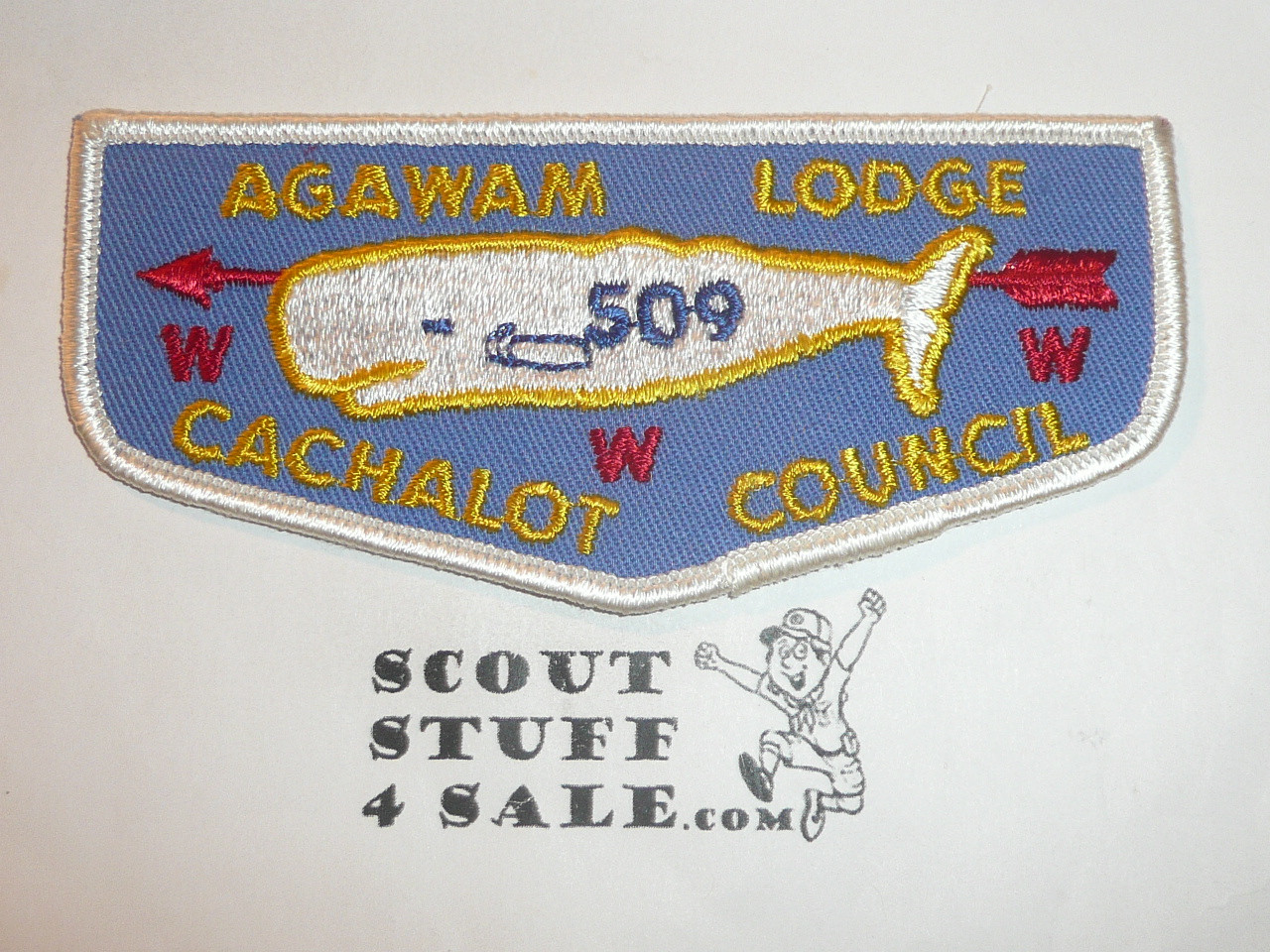Order of the Arrow Lodge #509 Agawam f1 First Flap Patch