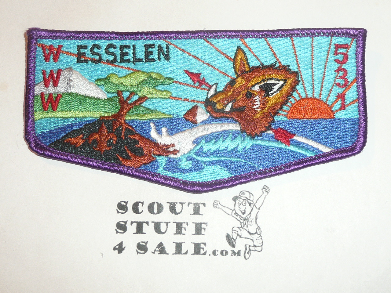 Order of the Arrow Lodge #531 Esselen s25 Flap Patch