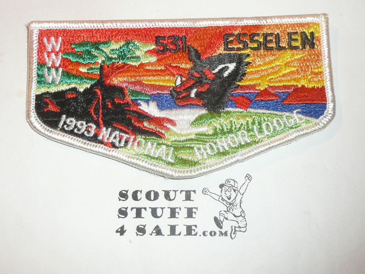Order of the Arrow Lodge #531 Esselen s26 1993 National Honor Lodge Flap Patch