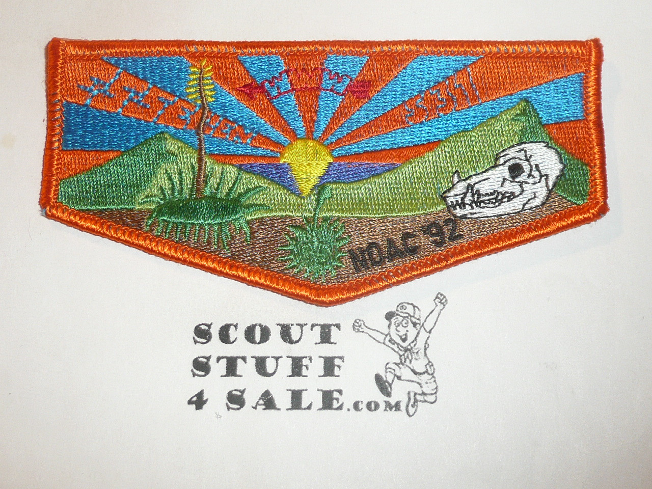 Order of the Arrow Lodge #531 Esselen s22 1992 NOAC Flap Patch
