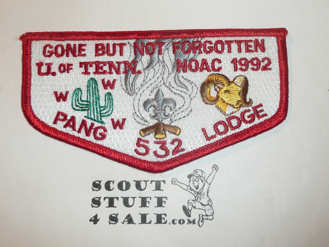 Order of the Arrow Lodge #532 Pang s19 1992 NOAC Flap Patch