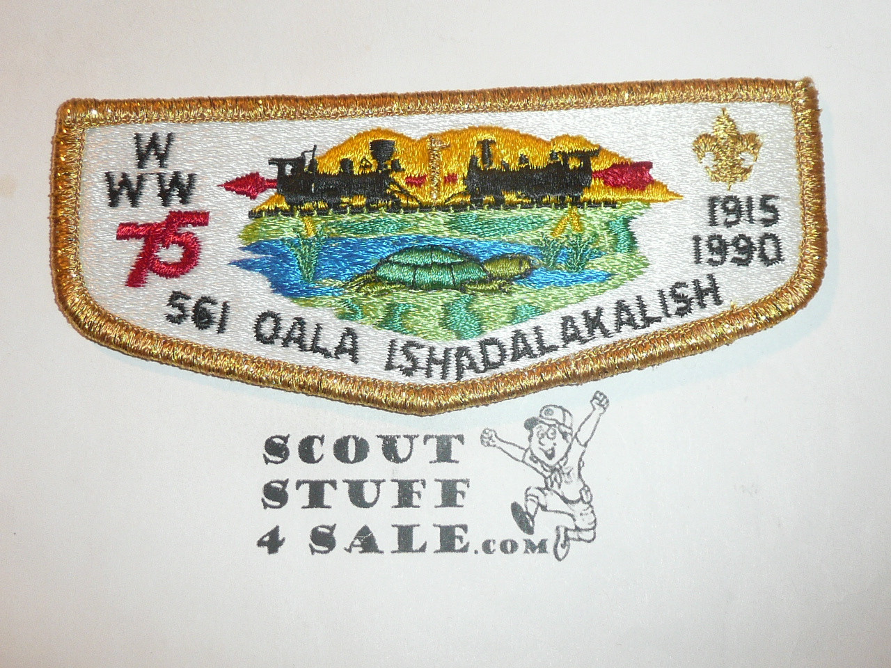 Order of the Arrow Lodge #561 Oala Ishadalakalish s20 75th OA Anniversary Flap Patch