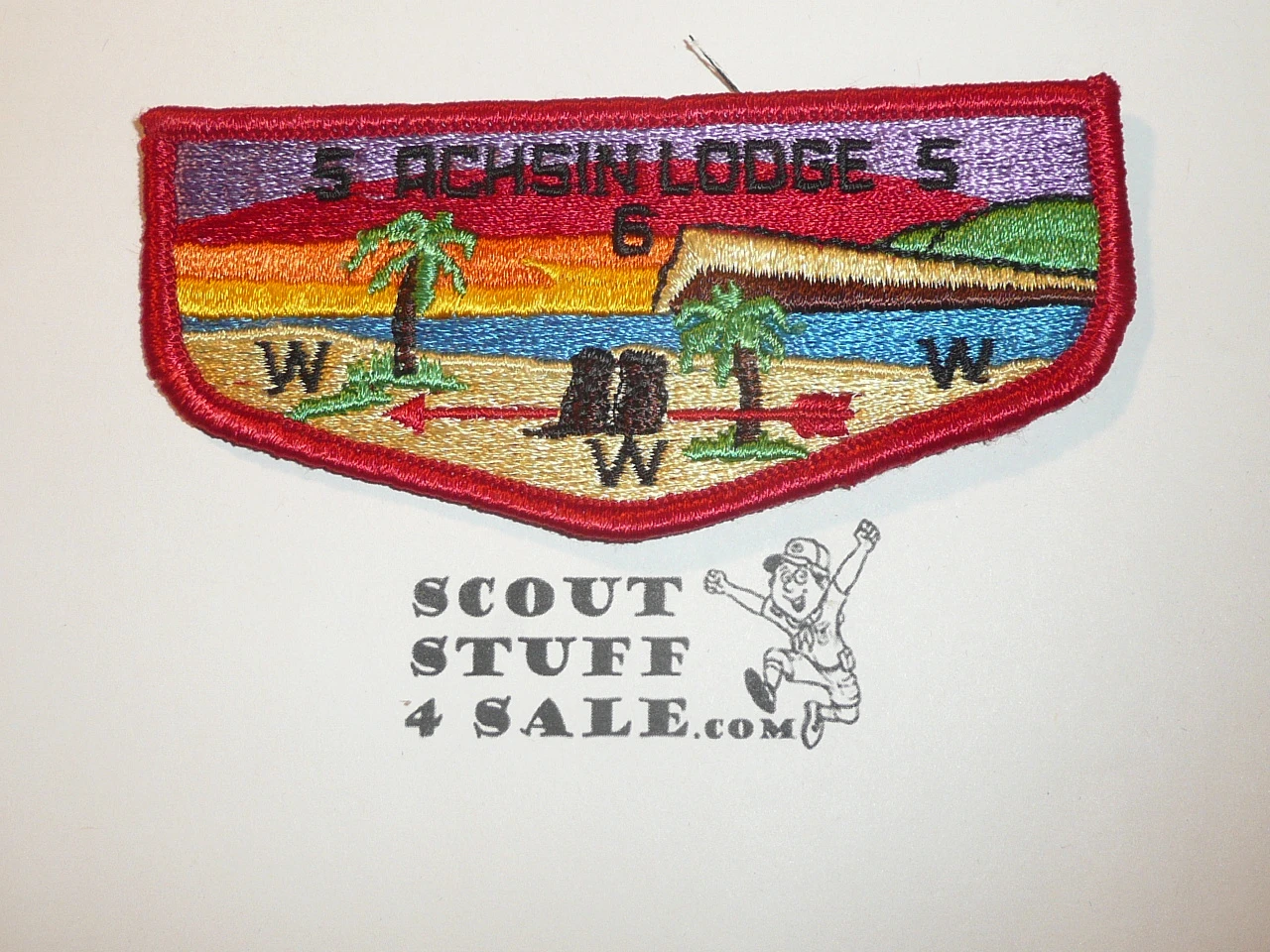 Order of the Arrow Lodge #565 Achsin s2 Flap Patch