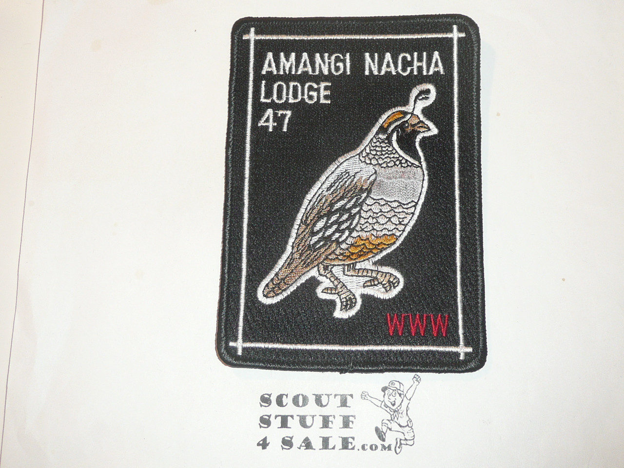 Order of the Arrow Lodge #47 Amangi Nacha x1 Patch