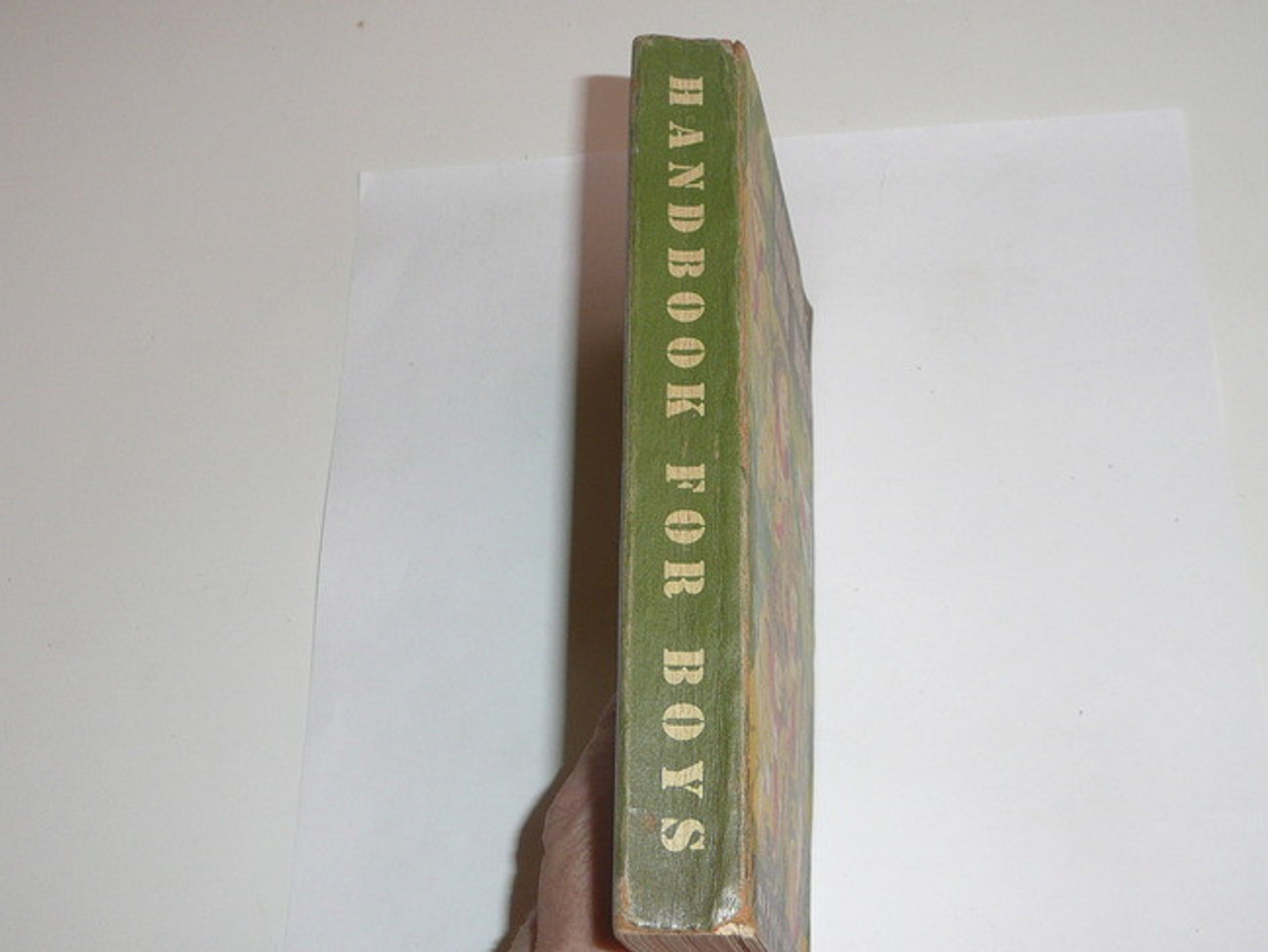 1948 Boy Scout Handbook, Fifth Edition, First Printing, Don Ross Cover Artwork, very good condition, three stars on last page