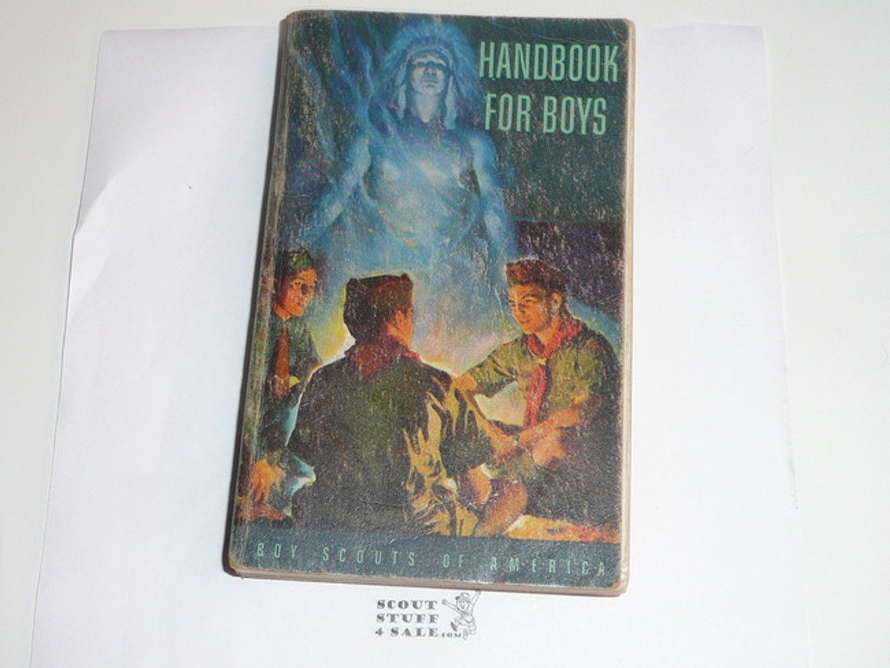 1958 Boy Scout Handbook, Fifth Edition, Twelfth Printing, used condition