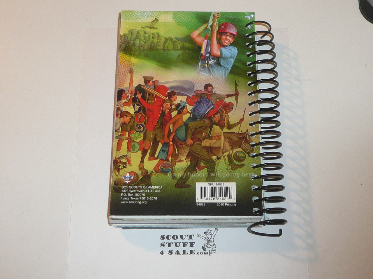 2009 Boy Scout Handbook, Twelfth Edition, Spiral Bound, 2009 Printing, MINT condition