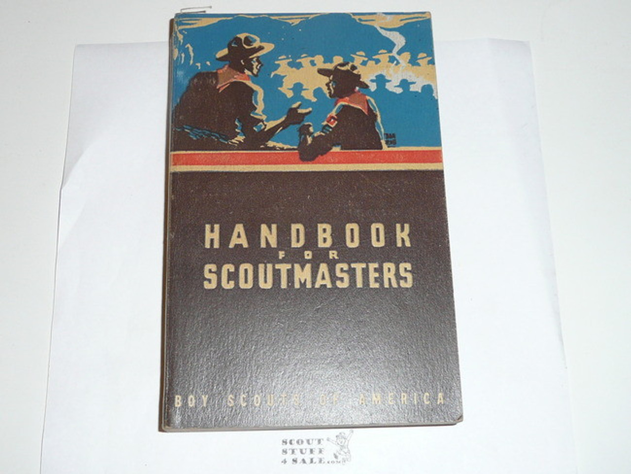 1948 Handbook For Scoutmasters, Fourth Edition, Third Printing (10-48), MINT Condition