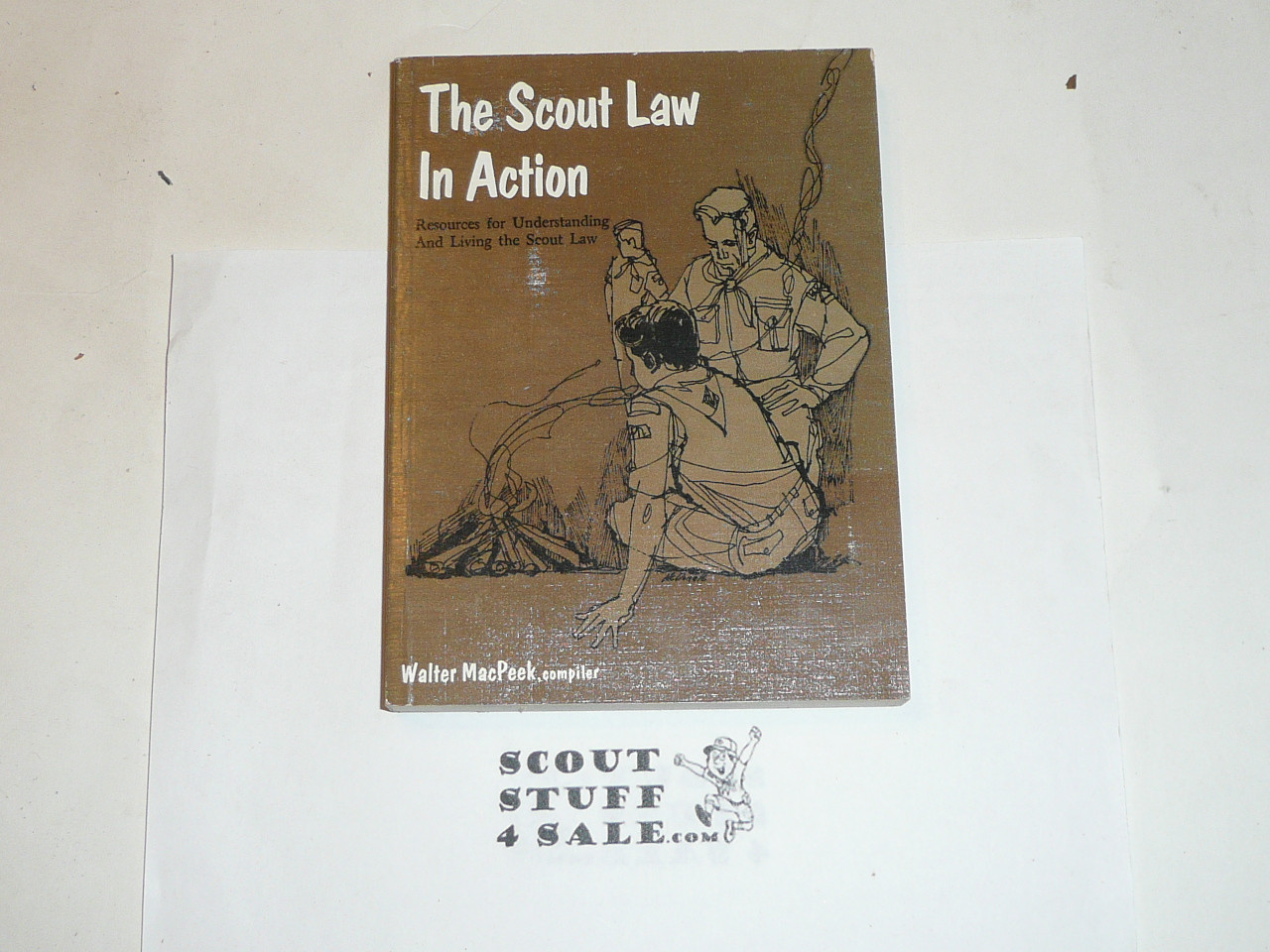 1966 The Scout Law in Action, by Walter Macpeek, signed by the author