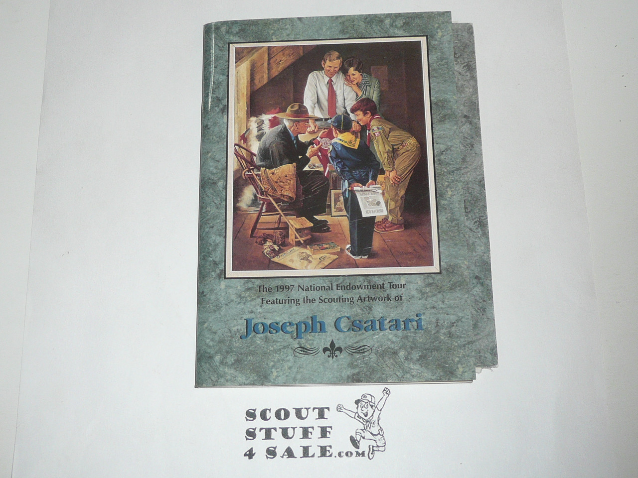 1997 National Endowment Tour Featuring the Artwork of Joseph Csatari Book, color pictures of artwork